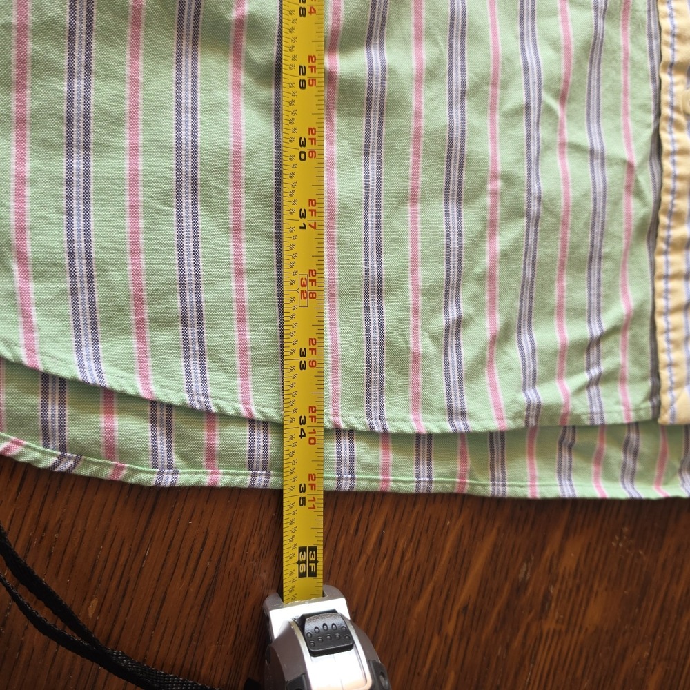 Men's Ralph Lauren Button-down Big & Tall Oxford Shirt 4XLT Color Block Stripes - Picture 6 of 7